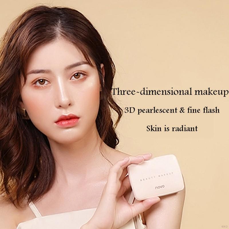 [Hàng mới về] Phấn Highlight Và Tạo Khối Novo 2 Trong 1 Tông Nhũ Và Lì Trang Điểm Lâu Trôi | BigBuy360 - bigbuy360.vn