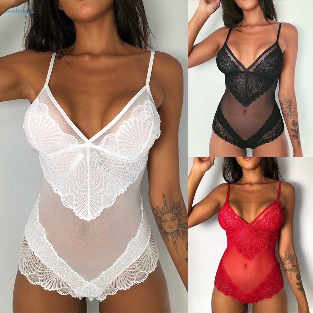 Jumpsuit Ngủ Sát Nách Thiết Kế Xuyên Thấu Quyến Rũ | BigBuy360 - bigbuy360.vn