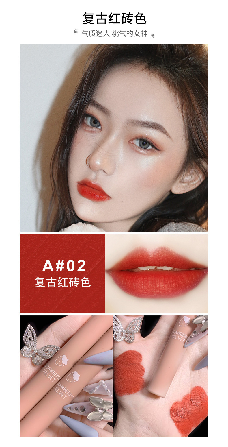 💄[Hàng mới về] Son kem XIYUAN chất lì và mịn như nhung dùng trang điểm tinh tế | BigBuy360 - bigbuy360.vn