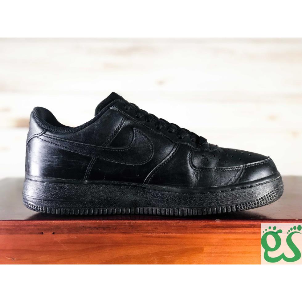 Giày Chính Hãng 2hand Nike Air Force 1 Low All Black -ju2 ! 🎱️