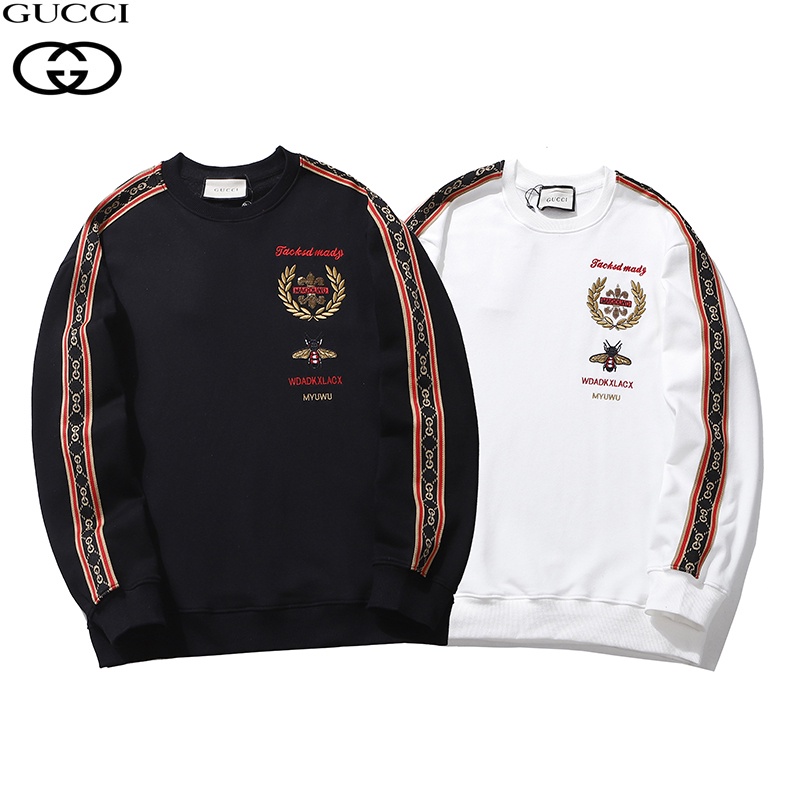 Áo Hoodie Dài Tay In Chữ Gucci Thời Trang Nam Nữ