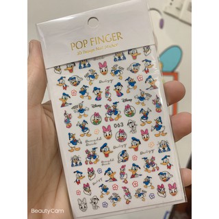 sticker hình vịt trang trí móng tay