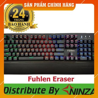 [SẴN HÀNG] Bàn phím cơ Gaming Fuhlen Eraser - Fuhlen E  - Led Rainbow - BH chính hãng 24 tháng [LỖI 1 ĐỔI 1]