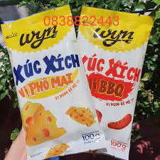 Xúc xích phô mai hoặc bbq Wyn ( 1 bich gồm 5 cây x 20gram ) | BigBuy360 - bigbuy360.vn
