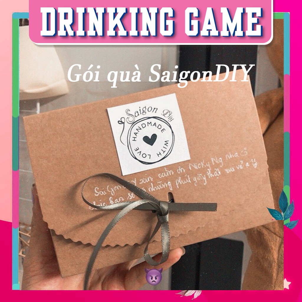 Bộ bài 52 Lá thử thách Drinking Game Nốc out   _Giúp khuấy động các buổi hội họp, tụ tập thêm chếnh choáng