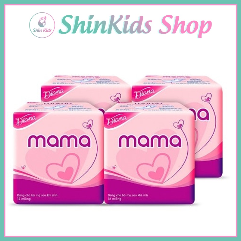 Bỉm Cho Mẹ Sau Sinh Diana Mama (Bịch 12 Miếng) - ShinKids