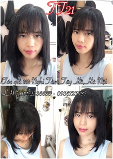 Tóc bộ nguyên đầu làm từ tóc thật