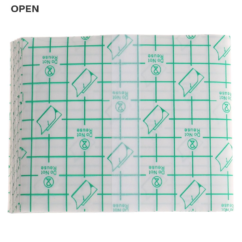 Op 100 Miếng PU Băng Keo Y Tế Chống Thấm Nước Dán Cố Định Vết Thương Trong Phòng Tắm my