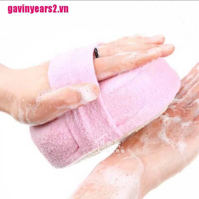 (Hàng Mới Về) Bông Tắm Sợi Tự Nhiên Cầm Tay