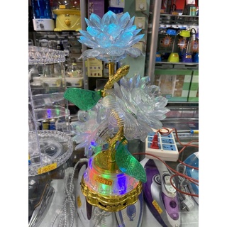 Đèn để bàn thờ bông sen