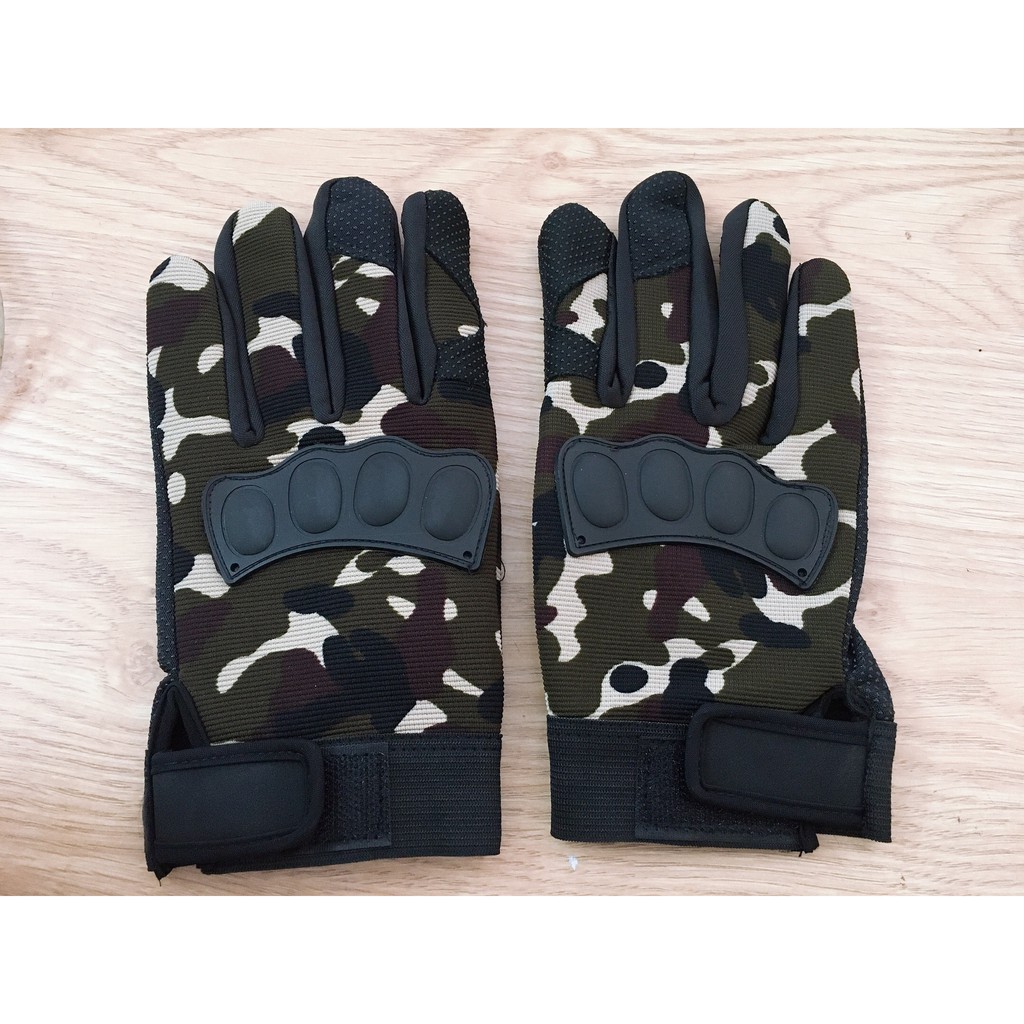 GĂNG TAY XE MÁY, ĐI PHƯỢT - GĂNG TAY KÍN NGÓN LÍNH, GĂNG TAY BẢO HỘ