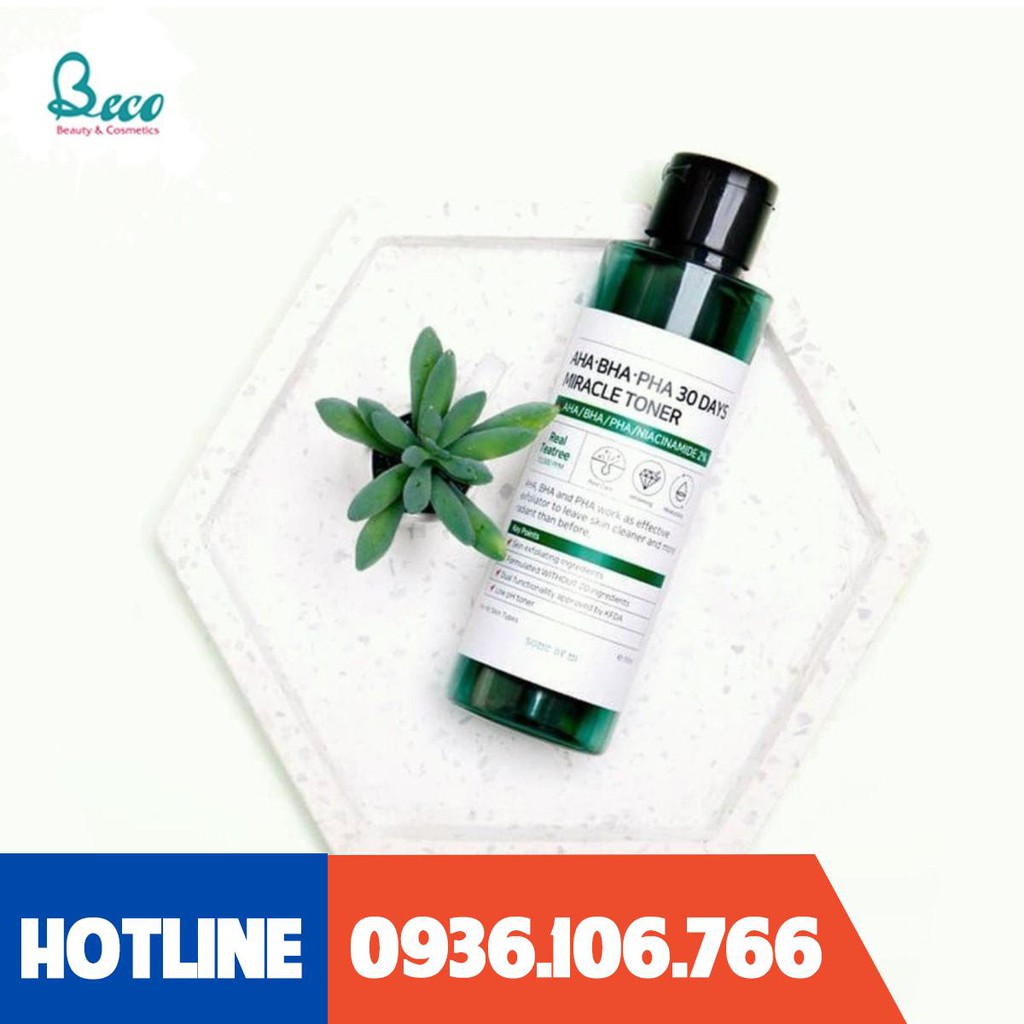 Nước Hoa Hồng SOME BY MI Cho Da Mụn Miracle Toner AHA- BHA-PHA - Phụ Nữ Làm Đẹp