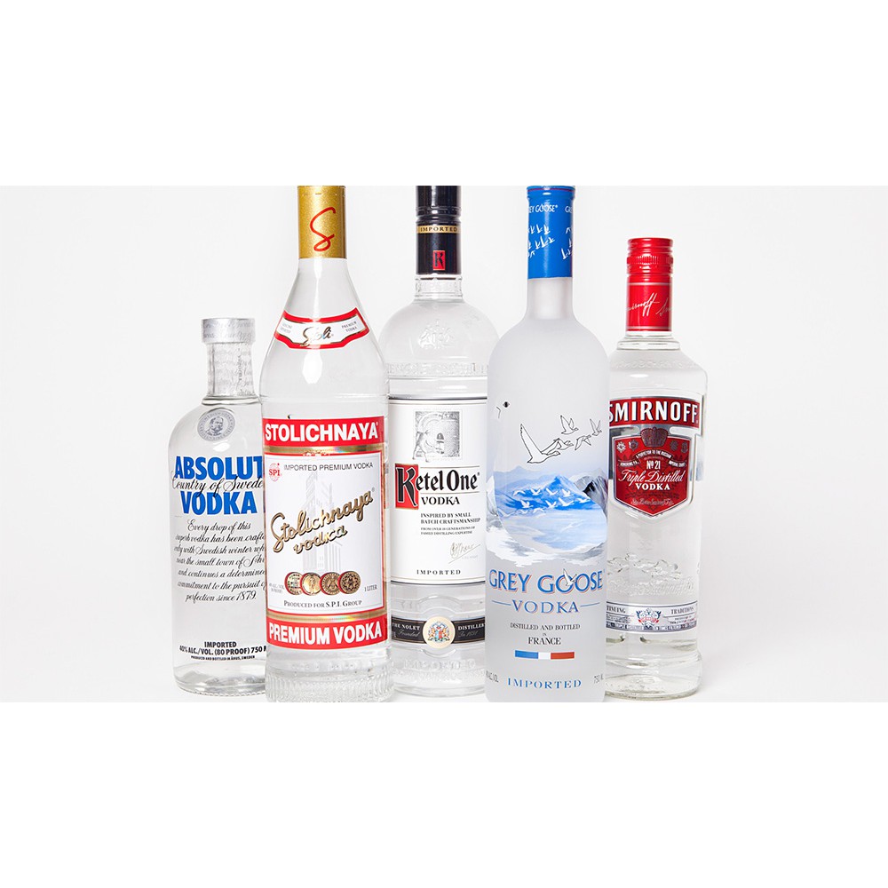 Vỏ Chai Rượu VODKA cắm hoa, trang trí nhà cửa