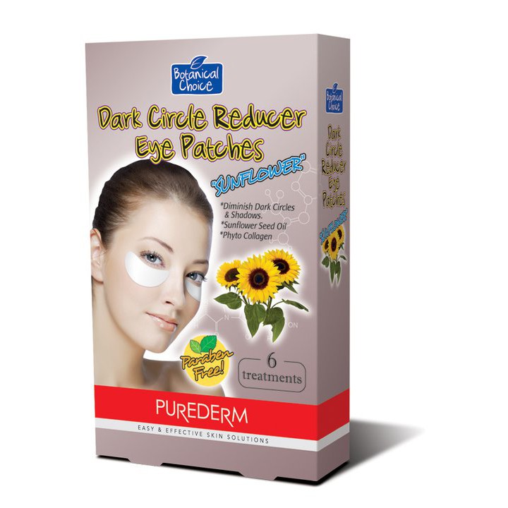 Mặt nạ giảm thâm quầng mắt Purederm Dark circle reducer eyes patcher mask - Tinh chất hoa hướng dương | BigBuy360 - bigbuy360.vn