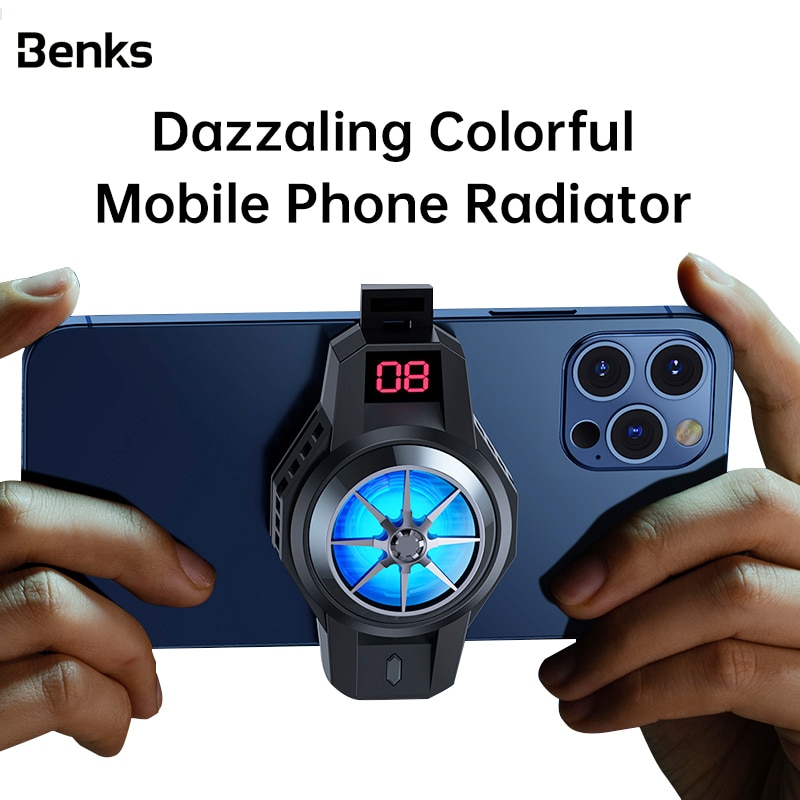 Quạt Tản Nhiệt Có Đèn Led Tiện Dụng Benks Sr02 Iphone 12 Pro Max Android