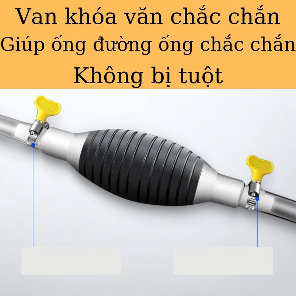 Dụng cụ ống hút bơm chất lỏng rượu xăng dầu nước bể cá bóp tay dễ sử dụng