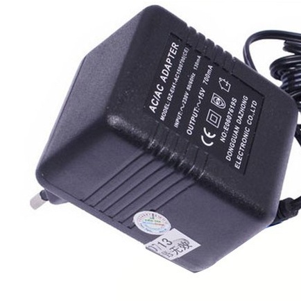 Nguồn Adapter AC15V700mA DC4.8x1.7MM Nguồn biến áp đầu vào 220V đầu ra 15V 0.7A