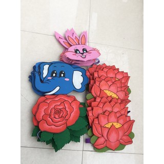 mũ múa, mũ kể chuyện mầm non