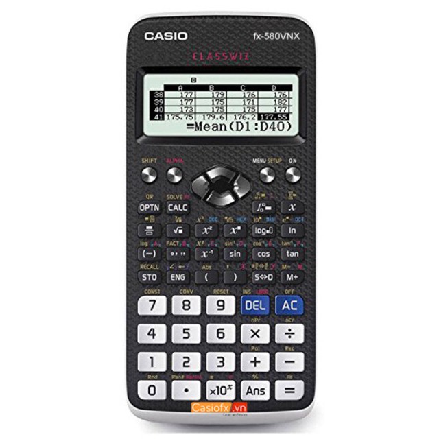 Máy tính Casio 580 VN X Chính hãng BH 7 năm