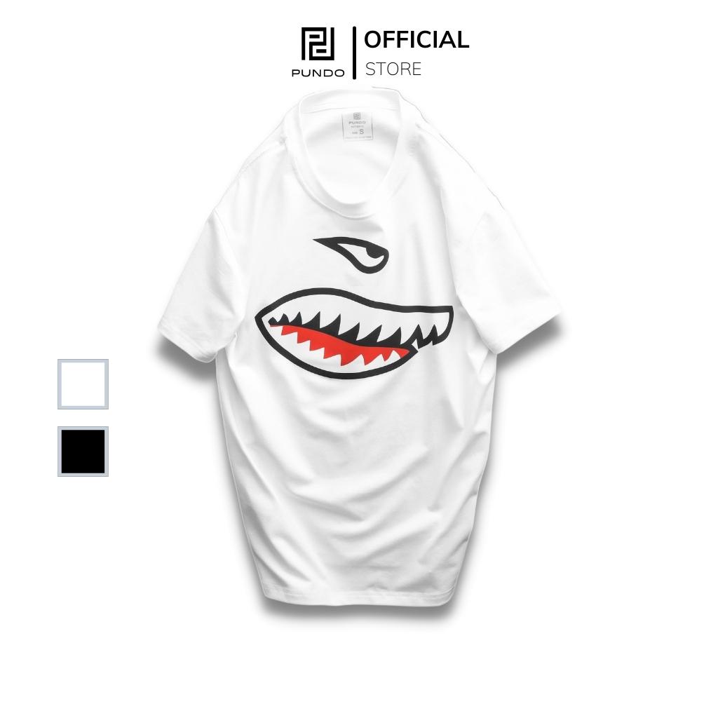 Áo phông nam đẹp thun cổ tròn cotton cao cấp ngắn tay với thiết kế hình in bắt mắt PUNDO ATPD22