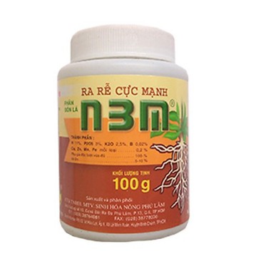 PHÂN BÓN LÁ RA RỄ CỰC MẠNH N3M - KÍCH PHÁT RA RỄ - GIÂM, CHIẾT, GHÉP CÀNH 100g