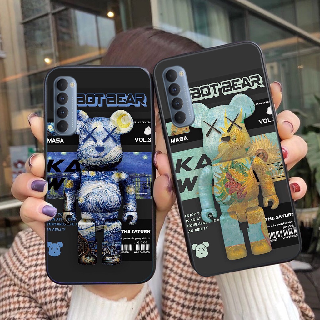[HÀNG MỚI VỀ] ỐP LƯNG OPPO RENO 3/OPPO RENO 3 PRO/OPPO RENO 4/OPPO RENO 4 PRO/OPPO RENO 5 IN HÌNH BEARBRICK ĐA DẠNG MẪU