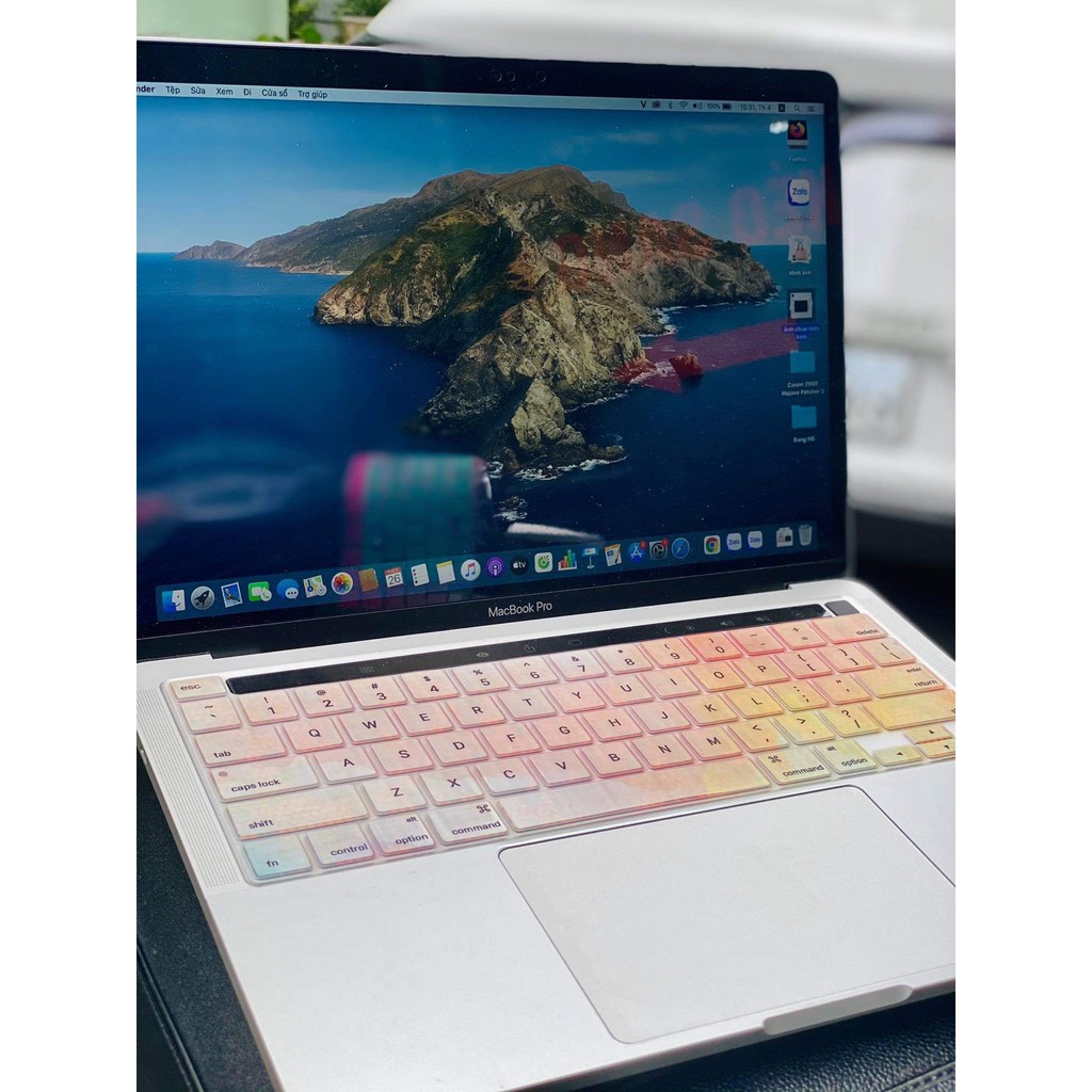 Phủ phím silicon nhiều màu cho MacBook bản Quốc Tế - 9 Màu