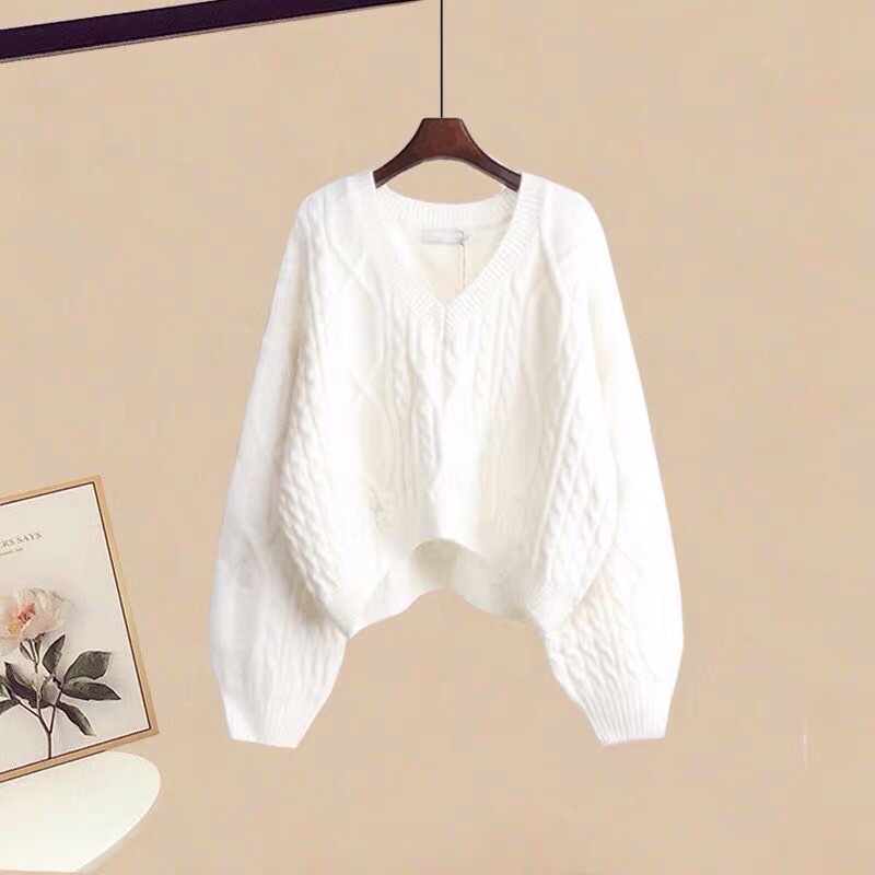 Set áo 2s + váy len