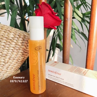 Xịt khoáng chiết xuất từ quýt innisfree tangerine vita c mist
