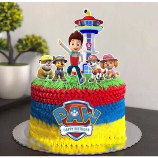 Sẵn Bộ cắm bánh sinh nhật chú chó cứu hộ