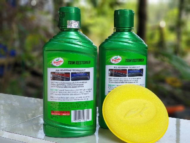 Phục hồi làm đen nhựa Turtle Wax trim restorer ( Có mút )