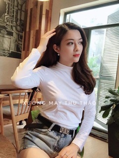 Áo Giữ Nhiệt -Lót Nỉ - Co Dãn Cổ 3 Phân