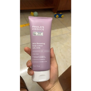 (HÀNG CHÍNH HÃNG) kem dưỡng thể làm sáng da chứa 10% AHA PAULA’S CHOICE SKIN REVEALING BODY LOTION 210ml