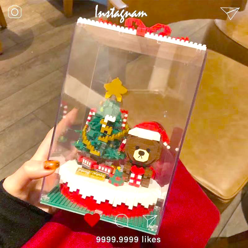 Bộ Đồ Chơi Lắp Ráp  Thú Vị Cho Bé  Đồ chơi lắp ráp  hạt nhỏ 3D phong cách Disney tiện dụng trang trí/giáo dục trẻ em