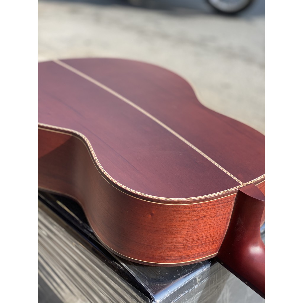 Đàn guitar classic gỗ hồng đào có ty viền bông lúa