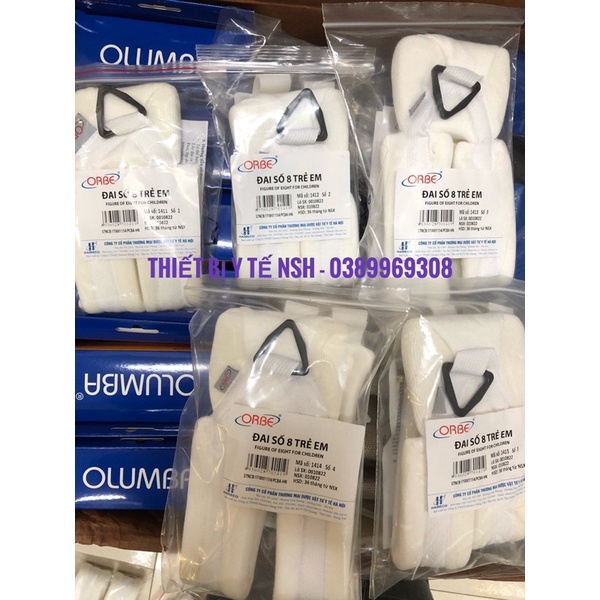 ❤ Đai số 8 (Đai xương đòn) trẻ em orbe, đai xương đòn bả vai trẻ em Orbe các số, đai xương đòn size nhỏ cho bé Orbe