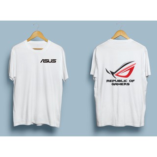Áo thun ASUS - Republic of Gamers (đen - trắng)