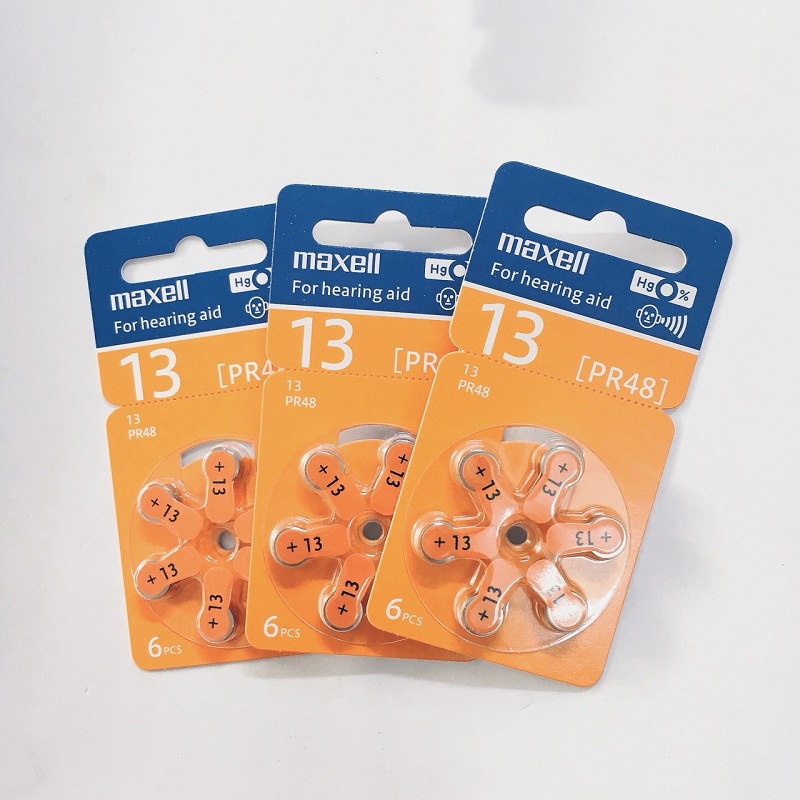 Pin máy trợ thính Maxell PR41  / PR44  / PR48  / PR536