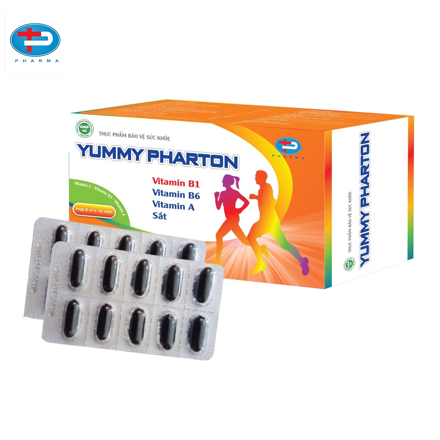 Viên uống Yummy Pharton TÂM PHÚC PHARMA  Bổ Sung Vitamin và Khoáng Chất Giúp Nâng Cao Sức Đề Kháng Giảm Mệt Mỏi