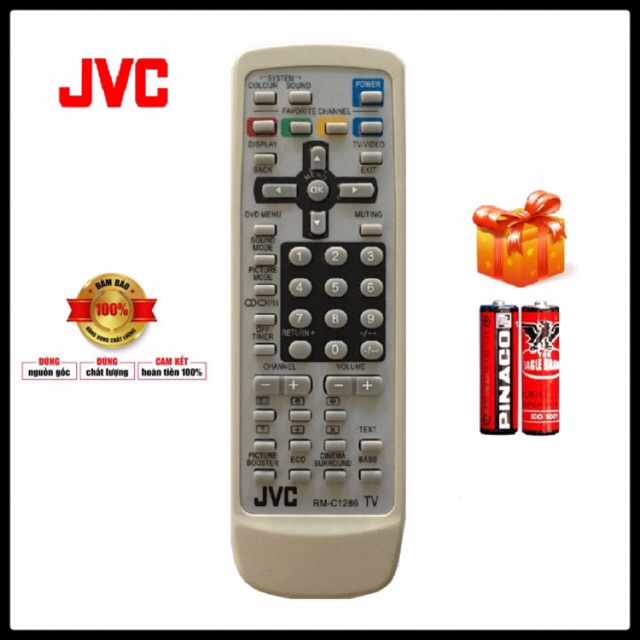 Điều khiển Ti Vi hiệu JVC [ đời cũ ]