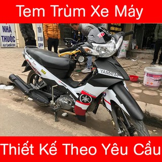Tem Trùm Sirius Đen Trắng Racing
