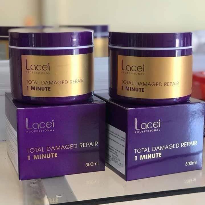 🇻🇳Lacei-VIETNAM🇻🇳 Kem ủ tóc phục hồi 1 phút LACEI Total Damaged Repair 1 Minute 300ml