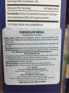 Giảm cân FORSKOLIN