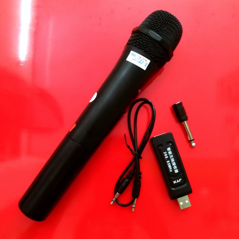 Mic không dây dành cho loa karaoke xách tay di động, loa kẹo kéo, loa bluetooth, amply hát karaoke IP20096