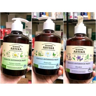 Dung dịch vệ sinh phụ nữ Zelenaya Apteka kháng khuẩn 370ml