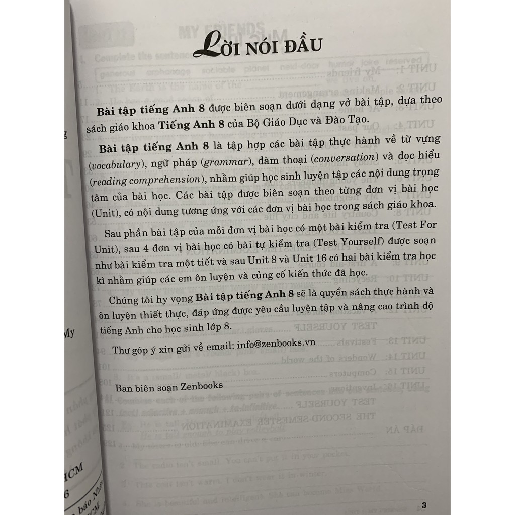 Sách - Bài Tập Tiếng Anh - Lớp 8 (Có Đáp Án) - 9786048431679