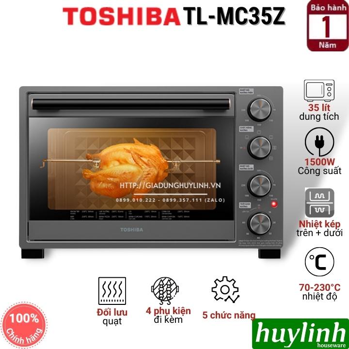 [Mã ELHAMS5 giảm 6% đơn 300K] Lò nướng đối lưu Toshiba TL-MC35Z - 35 lít