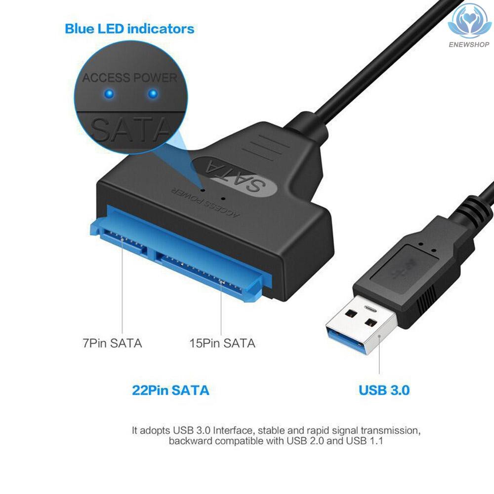 Dây Cáp Chuyển Đổi Usb 3.0 Sang Sata Iii Cho Ổ Cứng 2.5in Ssd &amp; Hdd