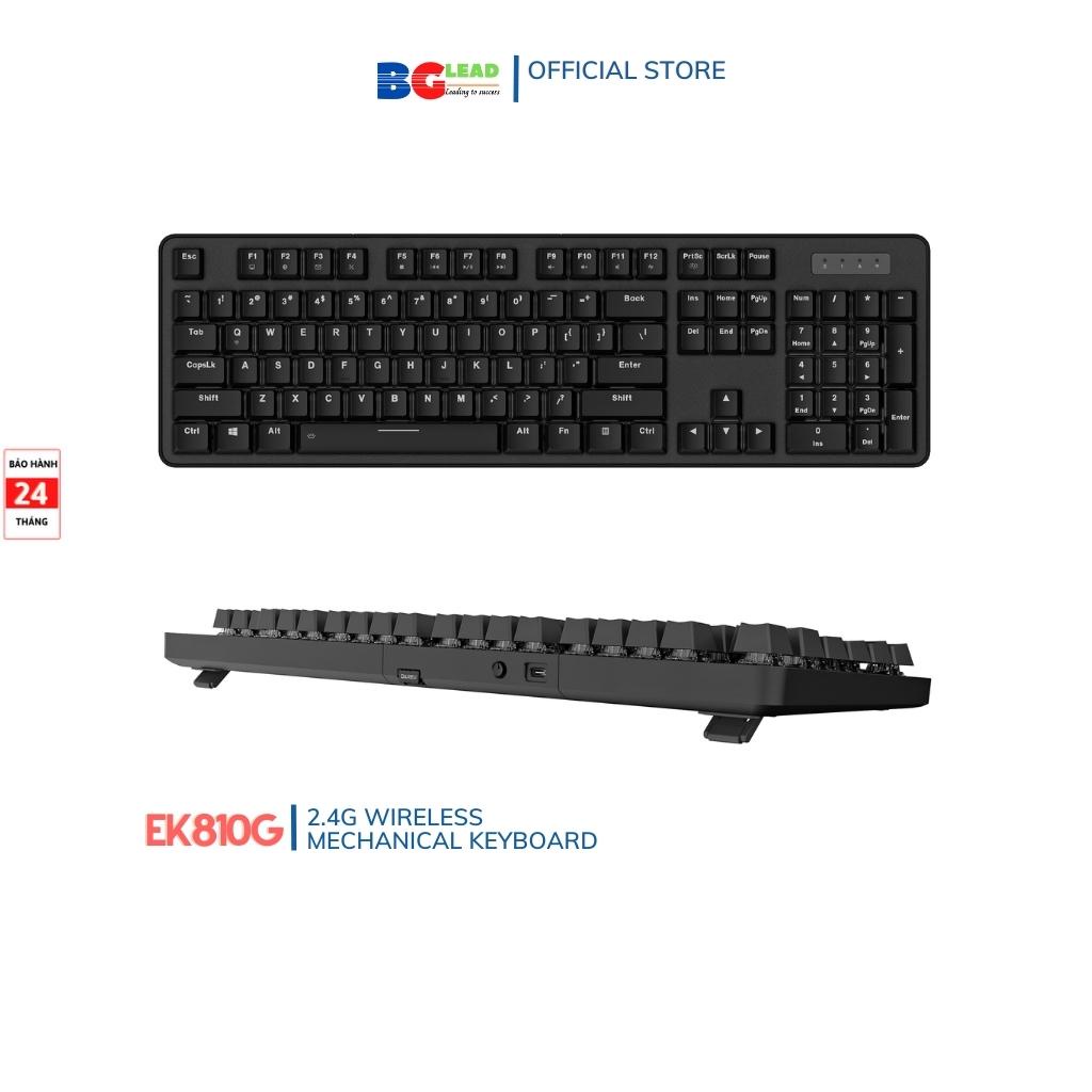 Bàn phím cơ không dây DAREU EK810G BLACK 104-KEYS (Blue| Brown| Red D switch) - WHITE Backlight