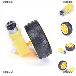 Bánh Xe Nhựa Thông Minh Kèm Động Cơ Bánh Răng Dc 3-6V Dành Cho Arduino